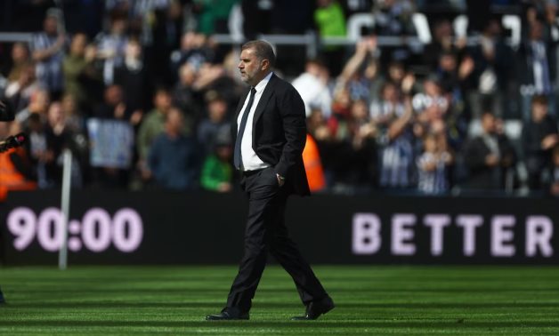 Tottenham Hotspur manager Ange Postecoglou looks dejected after the match Action Images via Reuters/Lee Smith/File photo