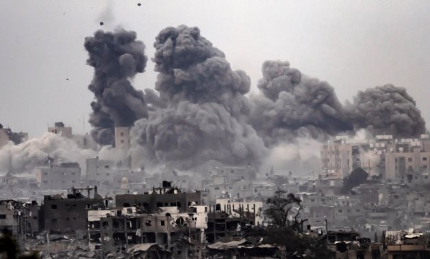 A file photo of the destruction in Gaza due to the Israeli war - WAFA