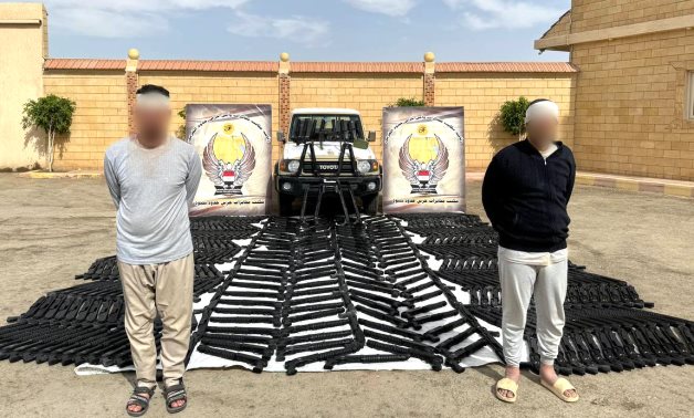 Egyptian Border Guards apprehend two individuals who were involved in the smuggling attempt - Armed Forces spox