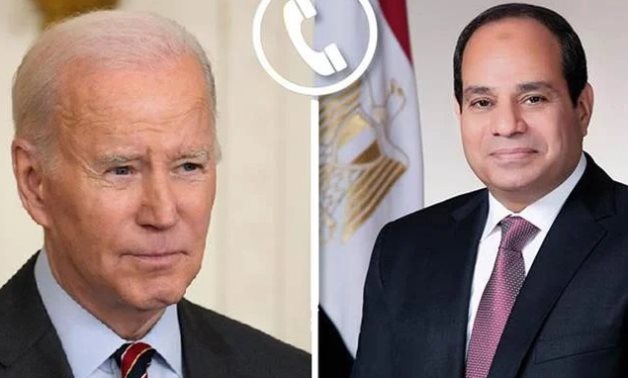 President Abdel Fattah El-Sisi received a phone call from US President Joe Biden on April 29, 2024- press photo