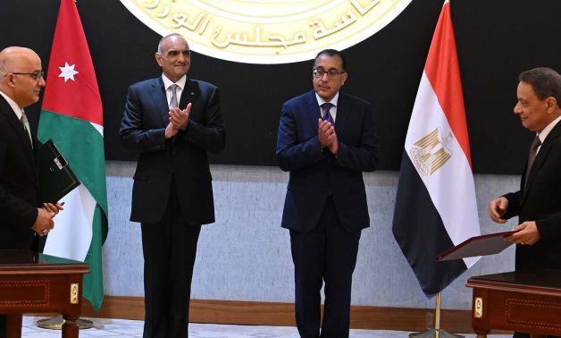 Egyptian and Jordanian prime ministers on May 9, 2024