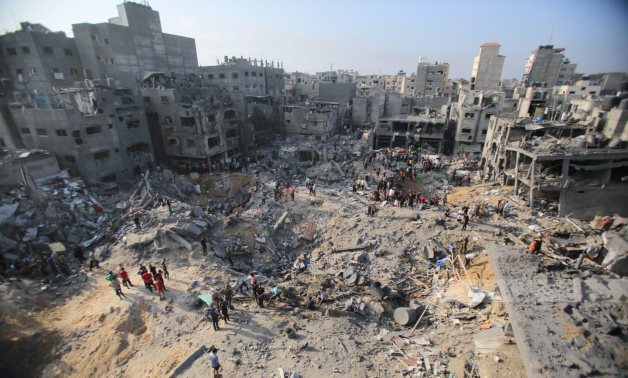 A view of the Israeli destruction in Gaza - WAFA