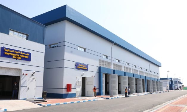 Bahr El-Baqar wastewater treatment system project