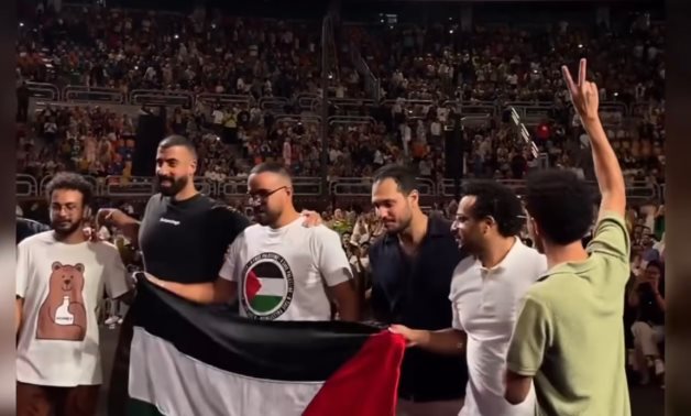 The Elite Stand-Up team raised the Palestinian Flag in their latest show asking people to continue talking about Palestine
