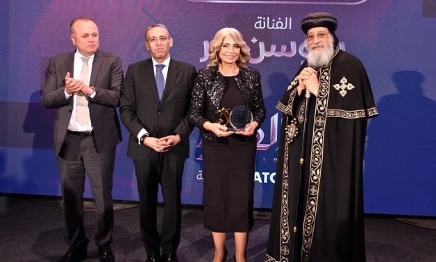 Pope Tawadros II, Ashraf Salman, Amr El Feki and Sawsan Badr.