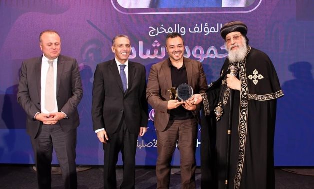 Pope Tawadros, Ashraf Salman, Amr El Feki and Mahmoud Rashad.