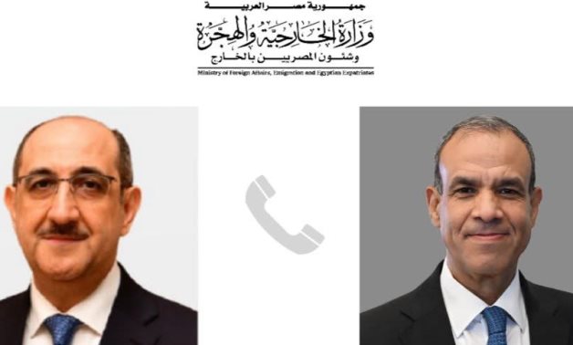 A phone call took place on the evening of November 29 between Dr. Badr Abdelatty, Egypt’s Minister of Foreign Affairs and Immigration, and Mr. Bassam Sabbagh, the Syrian  Foreign Minister 