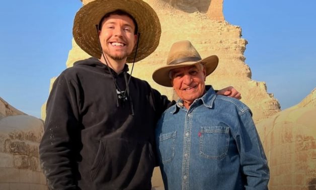 MrBeast and Zahi Hawass.