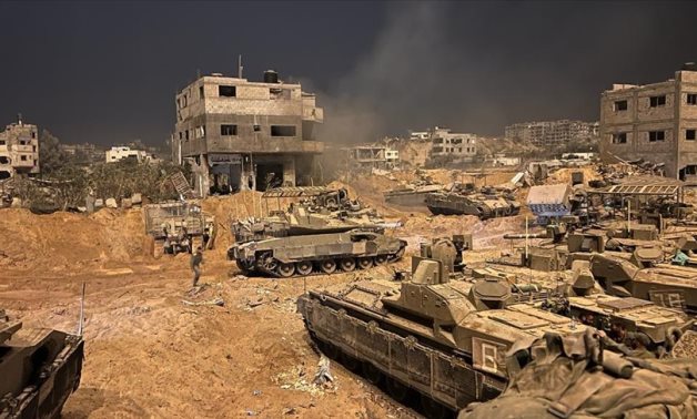 Israeli tanks stationed in Gaza – WAFA/FILE