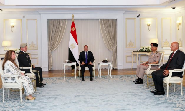 President Abdel Fattah El-Sisi and Commander of the United States Central Command (CENTCOM) Michael Erik Kurilla meet in Egypt, 20 July 2025 – Presidency