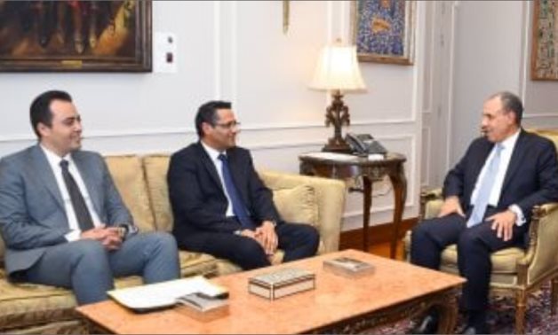 Side of the meeting between FM Badr Abdelatty and press leaders
