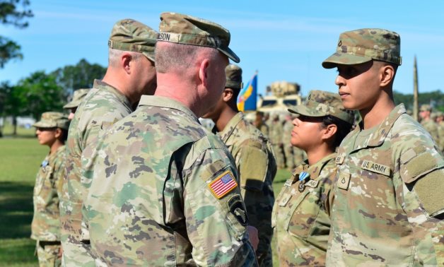 A file photo of new soldiers joining the Georgia Army National Guard - US Army