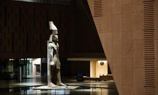 As the sun sets, the Grand Egyptian Museum takes on a different kind of beauty, softly lit, calm, and full of quiet stories waiting to be discovered - GEM