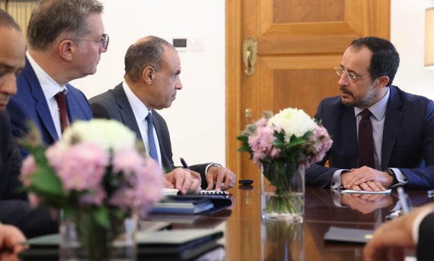 Egypt’s Minister of Foreign Affairs Badr Abdelatty held talks in Cyprus with President Nikos Christodoulides, 5 September 2025 - Egyptian MFA