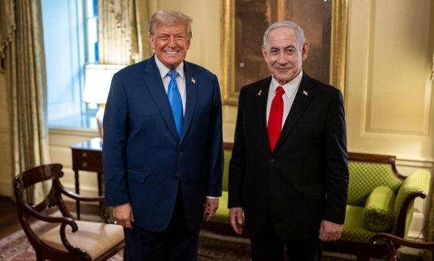 US President Donald Trump meets with Israeli Prime Minister Benjamin Netanyahu – FILE/White House