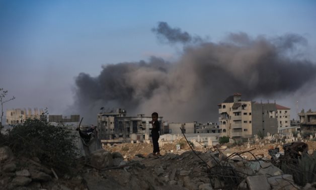 FILE - Israeli airstrikes hit Gaza - WAFA