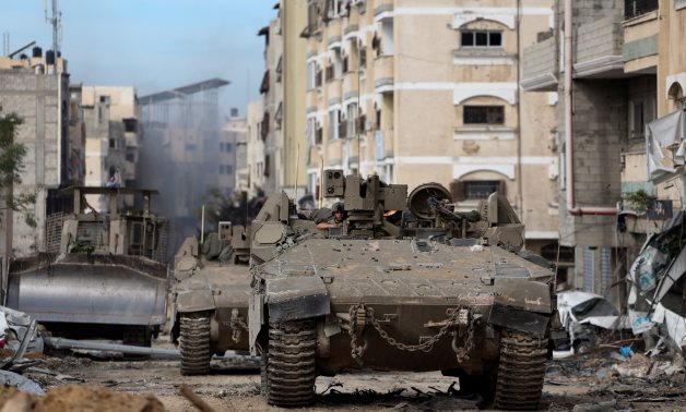 Israeli tanks in Gaza - FILE/WAFA