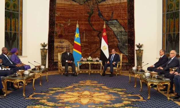 Egyptian President Abdel Fattah El-Sisi meets with DR Congo’s President Félix Tshisekedi in Cairo, 31 Oct. 2025 - Presidency