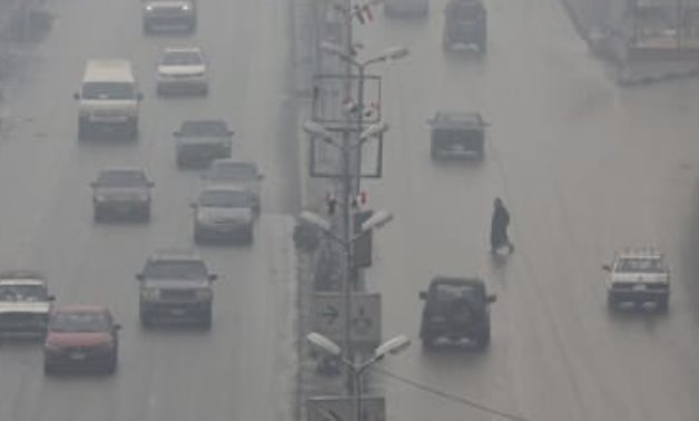 A dense fog shrouded highways and rural roads across Egypt on Thursday