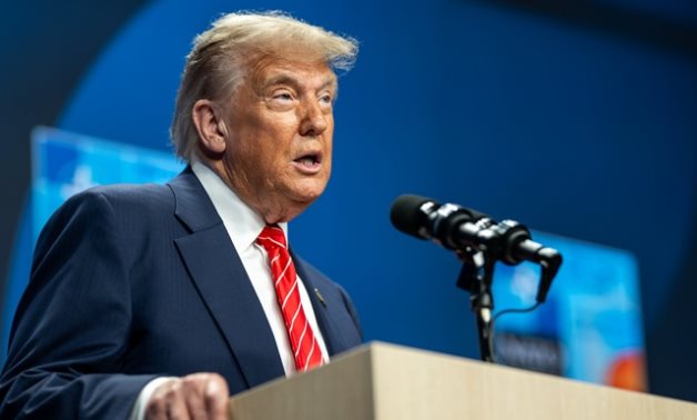 FILE – US President Donald Trump. White House