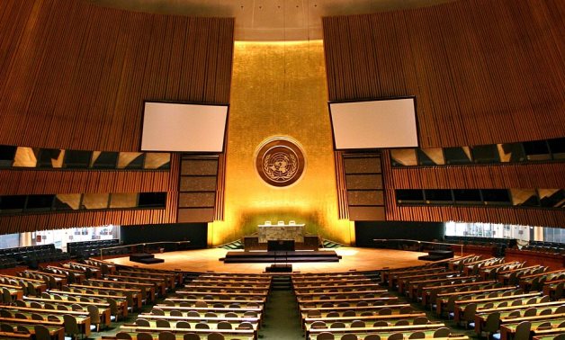 UN General Assembly Hall - Flickr/	Patrick Gruban