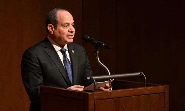 FILE – Egyptian President Abdel Fattah El-Sisi. Presidency