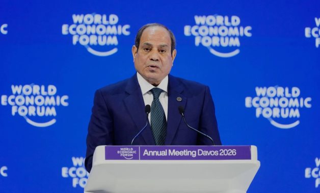 El-Sisi at WEF 2026