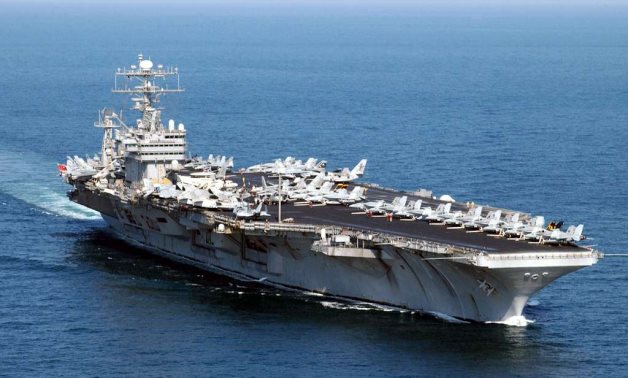 FILE - Aircraft Carrier USS Abraham Lincoln - US Navy