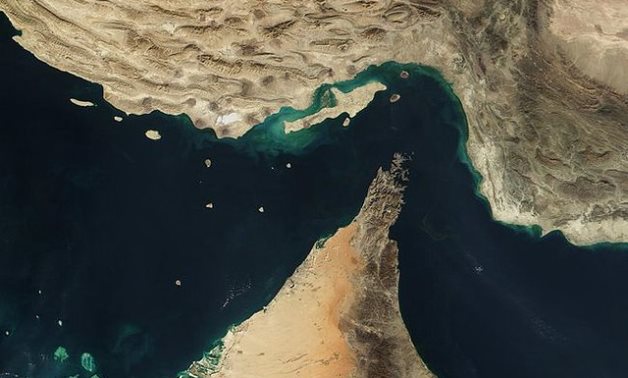 A file photo of the Strait of Hormuz. Photo Credit: Jacques Descloitres/NASA