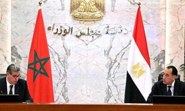 Egyptian and Moroccan prime ministers 