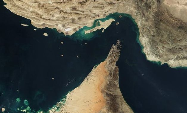 A file photo of the Strait of Hormuz. Photo Credit: Jacques Descloitres/NASA
