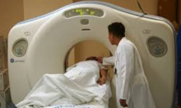 Patient undergoing radiology scan - file 