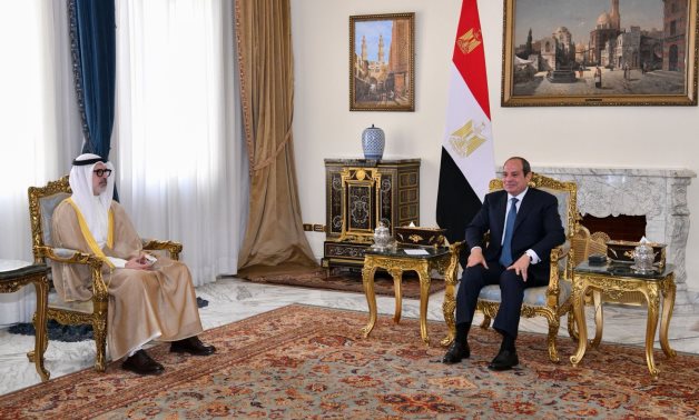 President Abdel Fattah El-Sisi receives Kuwait’s Minister of Foreign Affairs Sheikh Jarrah Jaber Al-Ahmad Al-Sabah, 19 April 2026. Presidency
