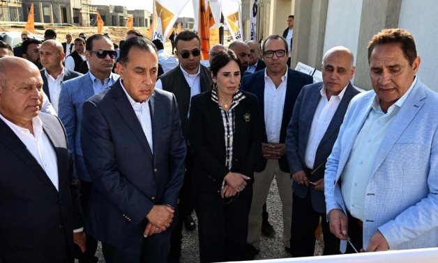Prime Minister Mustafa Mabouly during a tour of several development and service projects in North Sinai Governorate on April 19, 2026- press photo