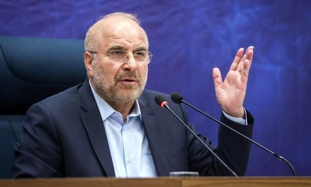 Iran’s Parliament Speaker Mohammad Bagher Ghalibaf – FILE