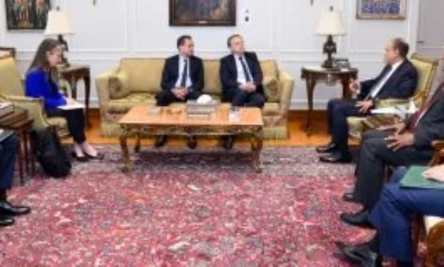 Minister of Foreign Affairs Badr Abdelatty received Ambassador Martin Briens, Secretary-General of the French Ministry of Foreign Affairs April 20, 2026