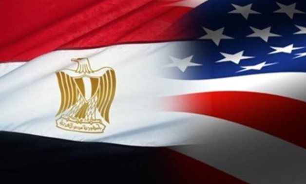 Egyptian and U.S. flag pins - file 