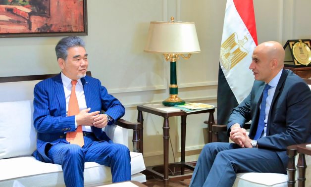 Mohamed Abdel Latif, Minister of Education and Technical Education, received Mr. Mitsuo Ochi, President of Hiroshima University on April 27, 2026- press photo