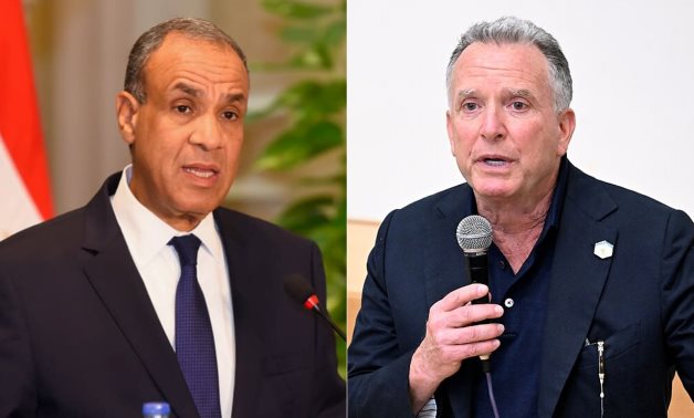 File photos of Egypt’s Foreign Minister Badr Abdelatty and US special envoy Steve Witkoff