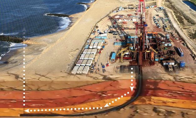Nidoco N-2 was drilled from onshore using advanced directional drilling techniques. The Ministry of Petroleum and Mineral Resources
