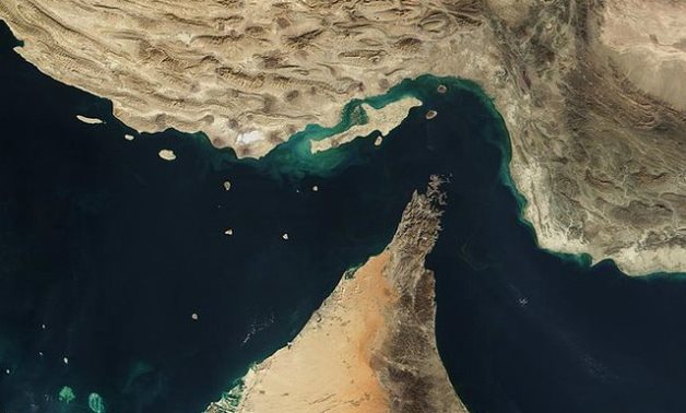 A file photo of the Strait of Hormuz. Photo Credit: Jacques Descloitres/NASA