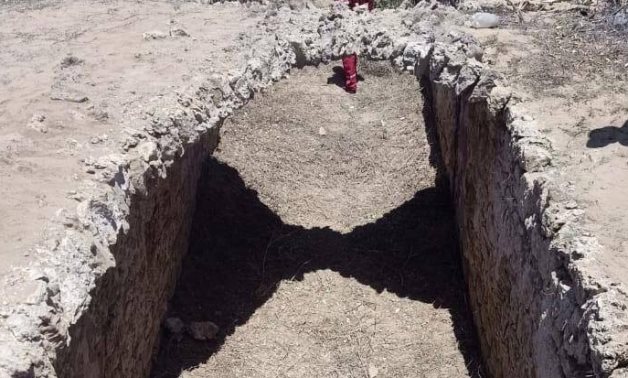 An Egyptian archaeological mission from the Supreme Council of Antiquities has uncovered a group of massive water reservoirs and cisterns- press photo