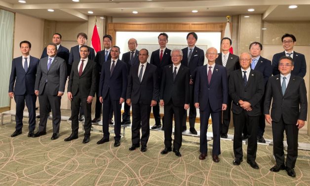 Foreign Minister Badr Abdelatty meets members of the Egypt-Japan Business Council in Tokyo, June 4, 2026. Cabinet