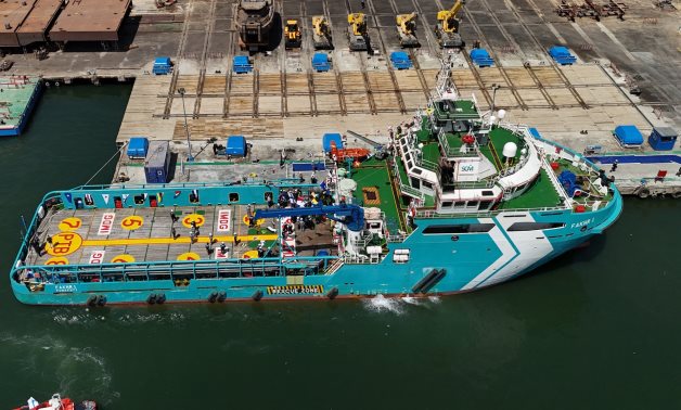 The petroleum services vessel FAKHR 1- press photo