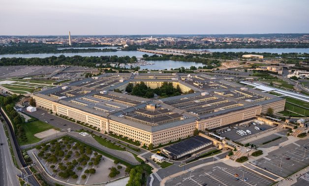 An aerial view of the Pentagon, Washington, D.C. Air Force Staff Sgt. John Wright, DOD