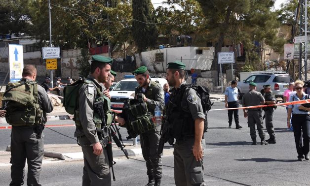 A file photo of Israeli police. A photo by Israeli police