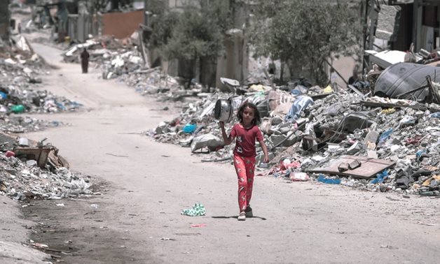 A file photo of destruction caused by the Israeli war in Gaza. CC/Jaber Jehad Badwan