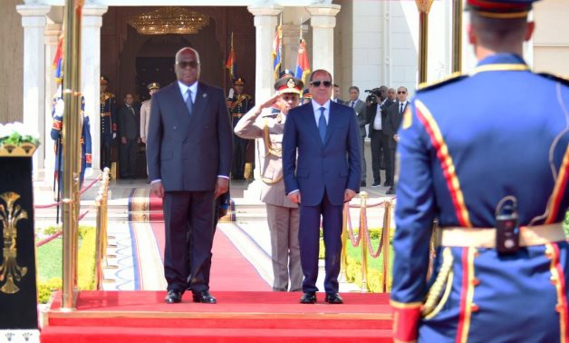 President Abdel Fattah El-Sisi welcomes DR Congo’s President Felix Tshisekedi in Cairo, 10 June 2026. Egyptian Presidency