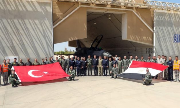 The Egyptian-Turkish joint air training exercise has begun in Egypt, continuing over several days at a number of air bases across the country. Armed Forces’ spokesman