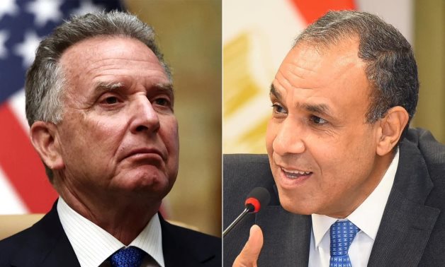 File photos of Egyptian Foreign Minister Badr Abdelatty (R) and US Special Envoy Steve Witkoff File photos of Egyptian Foreign Minister Badr Abdelatty (R) and US Special Envoy Steve Witkoff